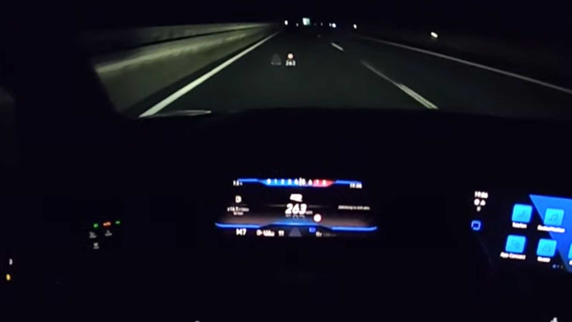 Watch The New VW Golf R Hit 163 MPH On A Dark Autobahn