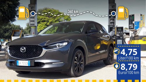Tatsächlicher Verbrauch: Mazda CX-30 mit 150 PS im Test