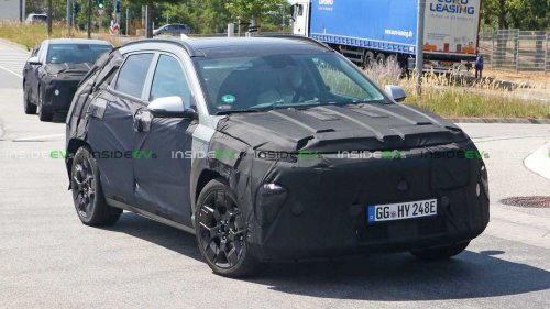 Next-Gen 2023 Hyundai Kona EV Spied Testing In Germany