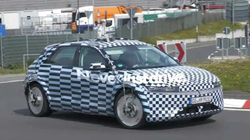 Hyundai Ioniq 5 N Spied Waving Its Own Checkered Flag At The 'Ring
