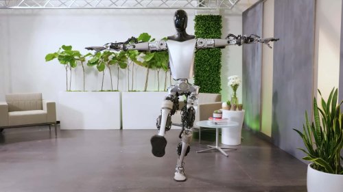 Watch Tesla Optimus robot sort objects on its own, stretch out in update video