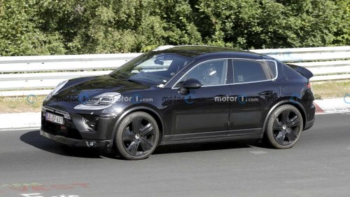 Porsche Macan EV spied lapping the Nurburgring