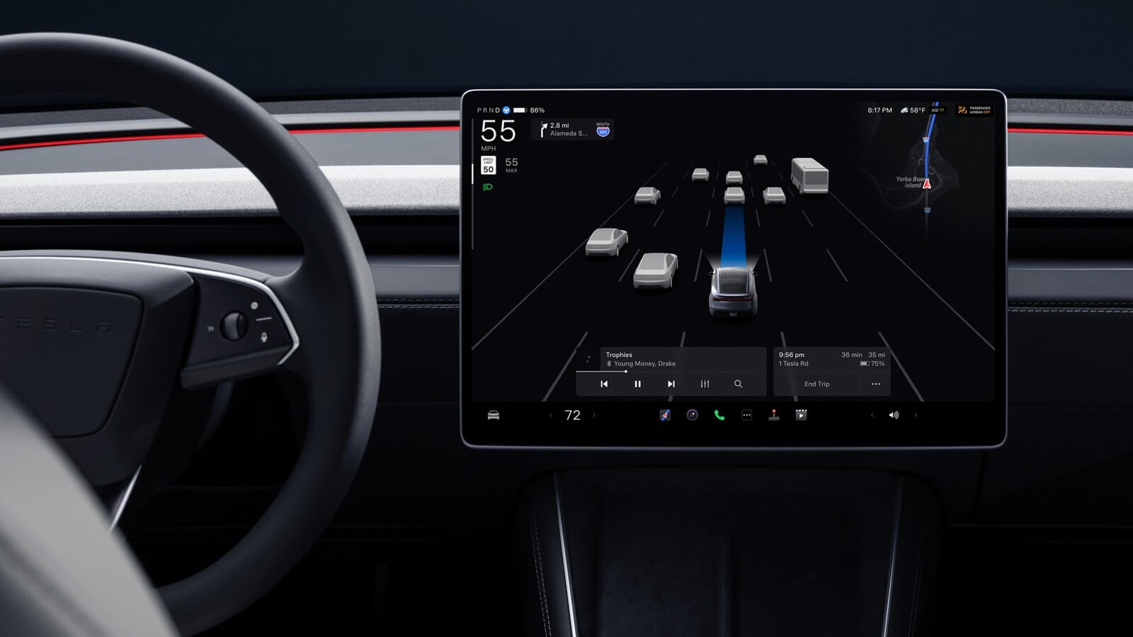YouTuber fools Tesla Autopilot with a painted wall, Model Y crashes right into it