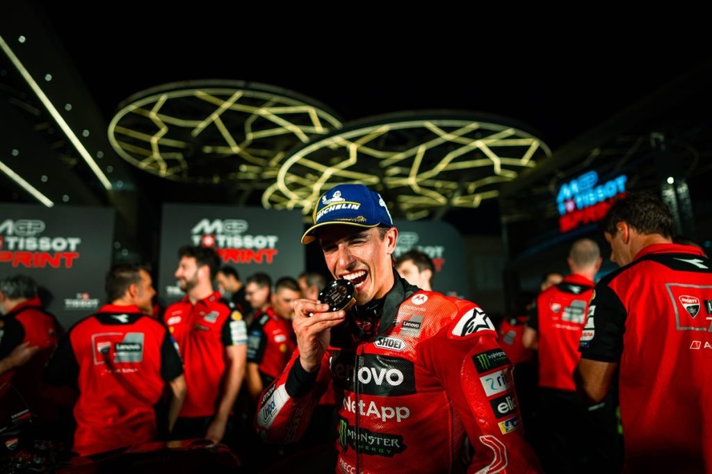 Marc Márquez matched two legends in number of podiums