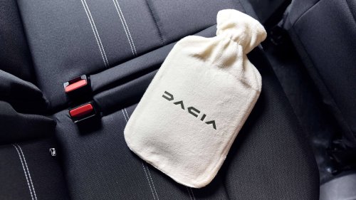 Dacia gives away FREE hot water bottles to keep drivers warm