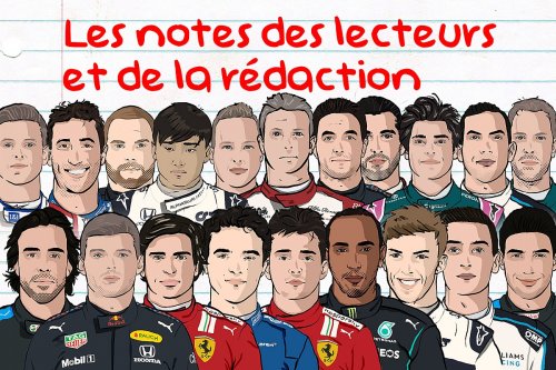 F1 2021 : les notes que vous avez attribuées aux pilotes