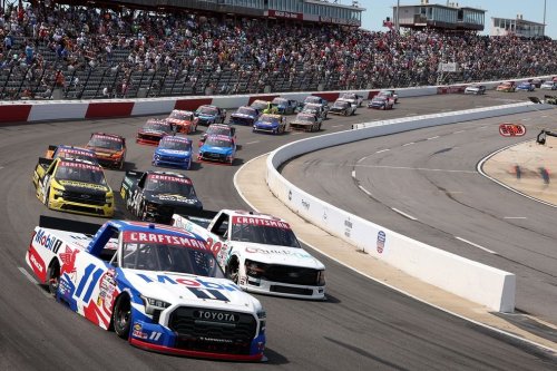 Chandler Smith goes third to first to win North Wilkesboro Truck thriller