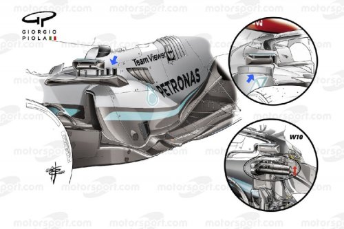 Formel-1-Technik: Der breite Unterboden als Mercedes-Sorge