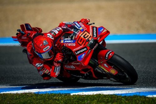 MotoGP-Sprint Jerez 2025: Quartararo stürzt, Marc Marquez triumphiert