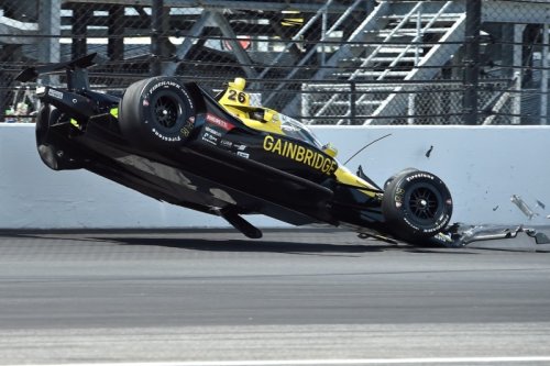 Heftiger Überschlag in Indianapolis: Colton Herta fliegt im Qualifying ab