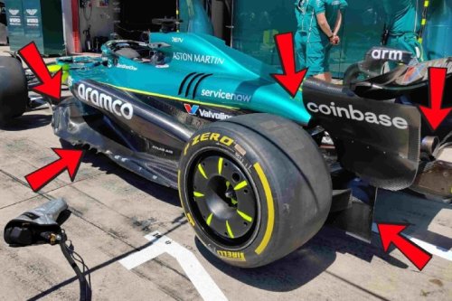 Updates Imola: Aston Martin baut (fast) komplett um
