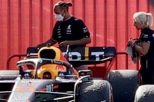Leaked Hamilton photo prompts F1 Spanish GP parc ferme intrigue