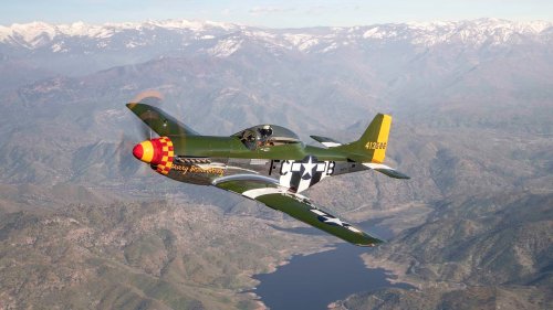 Hot-Rod Warbird! P-51 Mustang Replica Plane Uses Big-Block Chevy Power