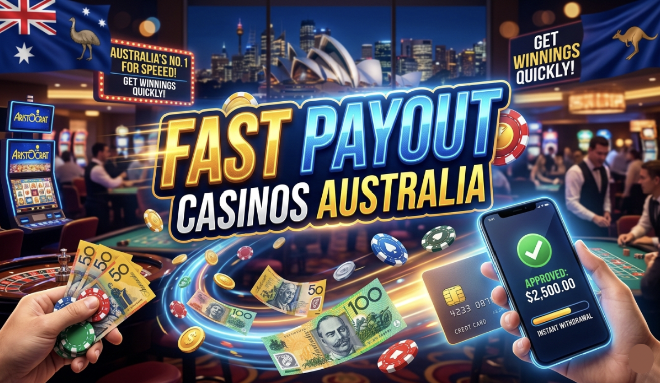 Fast Payout Casinos Australia 2026 | Which Online Casinos Pay Out Instantly in Australia? Check the Updated List!