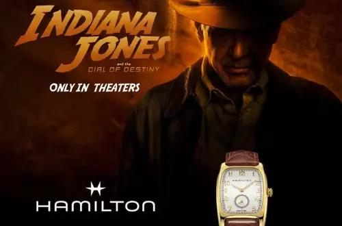 Une Hamilton au poignet d’Indiana Jones pour le dernier épisode