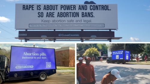 Billboards Throughout South and Midwest Advertise Abortion Access: ‘Pregnant? You Still Have a Choice’