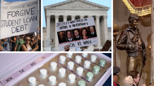 Keeping Score: Rep. Ernst Blocks Birth Control Access Bill; Democrats Urge Biden to Extend Student Loan Pause; Amelia Earhart Statue Unveiled in U.S. Capitol