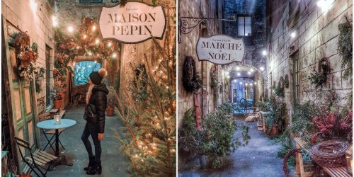 Old Montreal's Christmas Market Alley Is Now Open It's The Most Magical Spot In The City