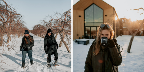 This Cidery Outside Montreal Is A Winter Wonderland & Boozy Apple Juice Is Just A Bonus