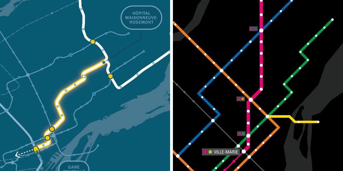 There is a proposal for a new REM line in Montreal and it looks very