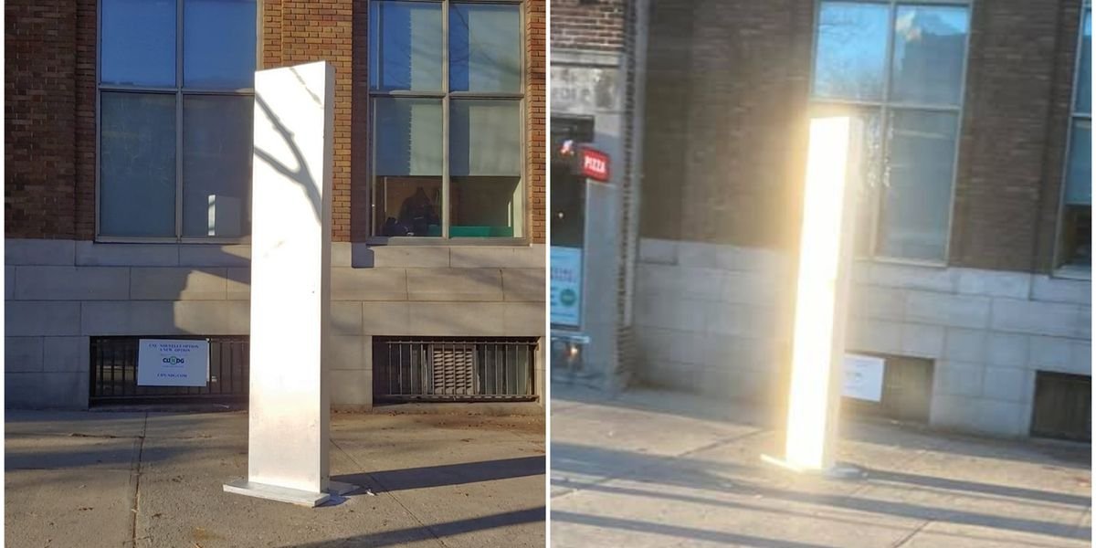Montreal Got Its Own Mysterious Monolith & No One Knows If It's Aliens Or An Art Project