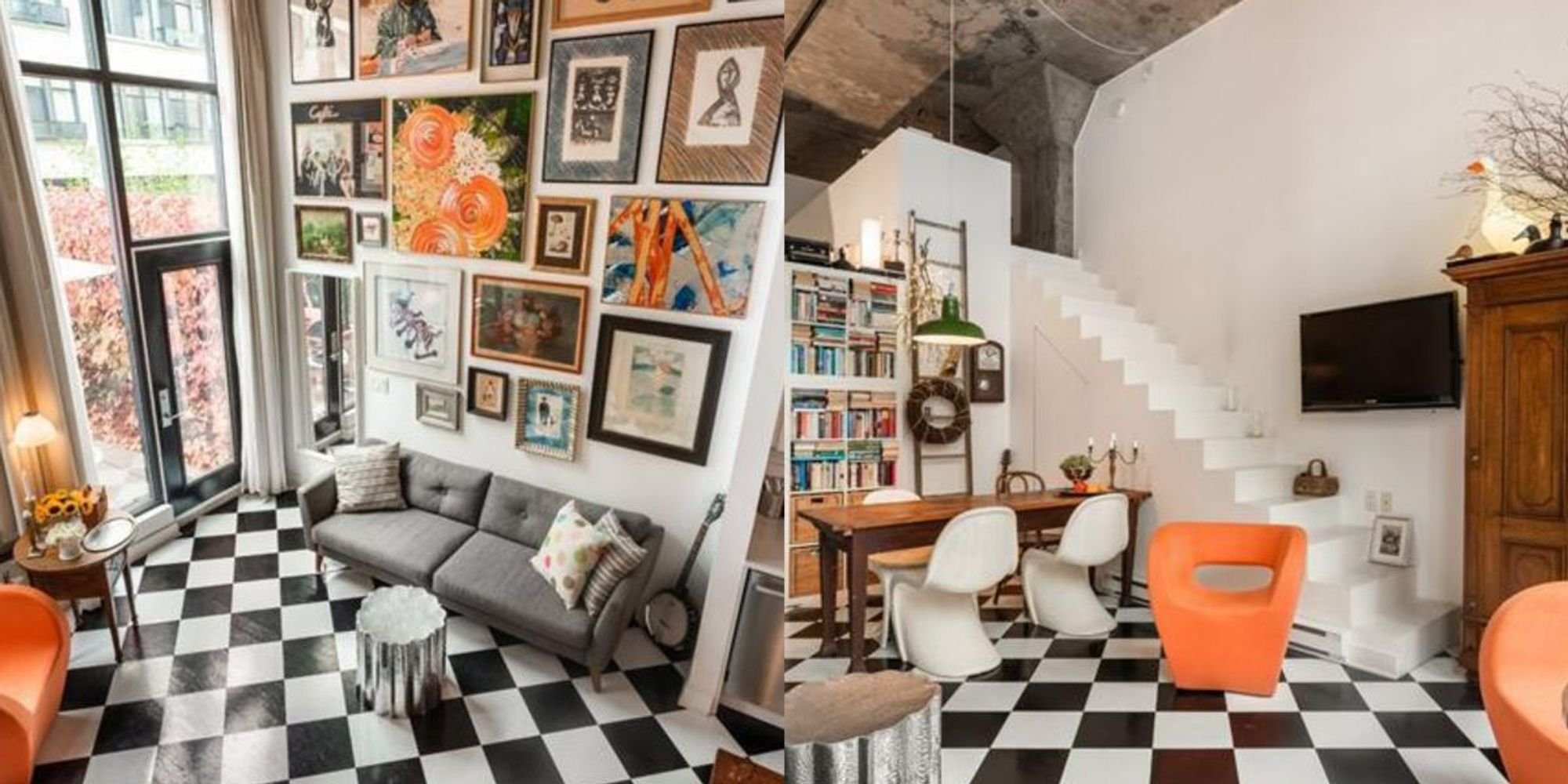 This Loft For Sale In MTL Is Like Tripping Down A Chic 'Alice In Wonderland' Rabbit Hole