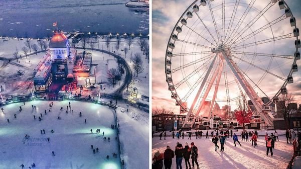 Montreal's Old Port Skating Rink Is Opening Soon & It's The Perfect Winter Date Spot