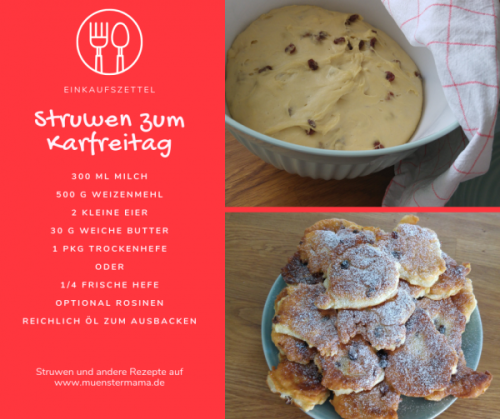 Bewährtes Struwen Rezept für den traditionellen Karfreitag