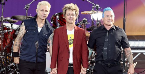 Green Day erhalten einen Stern auf dem Hollywood Walk Of Fame