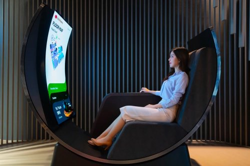 Este es el impresionante trono OLED curvado y reclinable que va a presentar LG