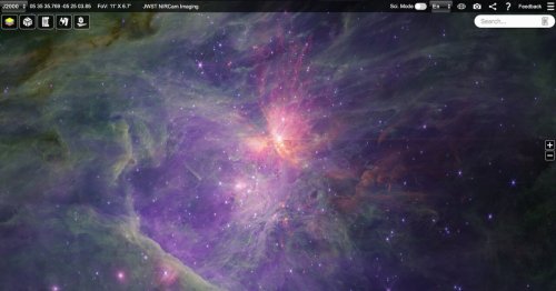 James Webb descubre unos extraños objetos cerca de la nebulosa de Orión