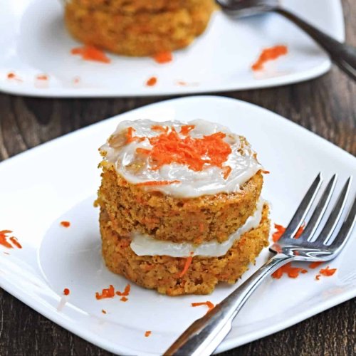 Single Serve Microwave Carrot Cake Recipe - My Cooking Journey