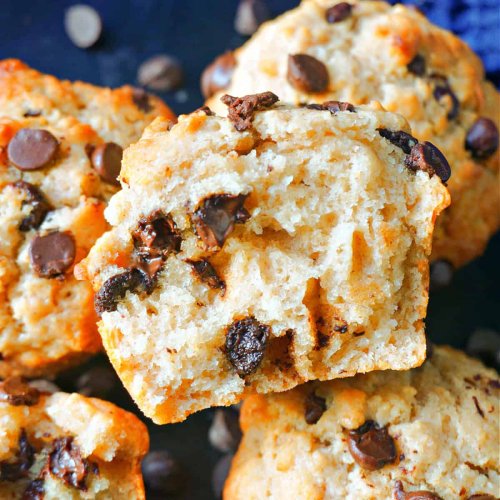 Peanut Butter Chocolate Chip Muffins - My Gorgeous Recipes