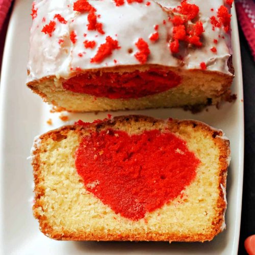 Valentine's Day Hidden Heart Cake - My Gorgeous Recipes