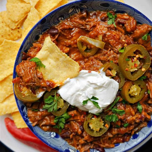 Slow Cooker Short Rib Chili - My Gorgeous Recipes