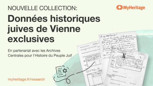 MyHeritage et les Archives centrales pour l'histoire du peuple juif, publient une collection exclusive de données juives de Vienne - MyHeritage Blog