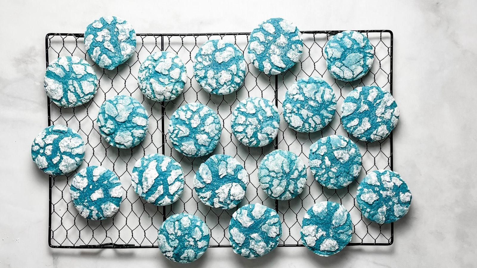 Blue Crinkle Cookies Recipe for Hanukkah | The Nosher