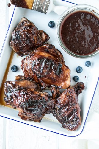 Slow Cooker Blueberry BBQ Sauce