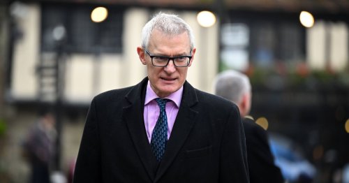 Jeremy Vine says 'best wishes' after catching British punk legend's son in the act