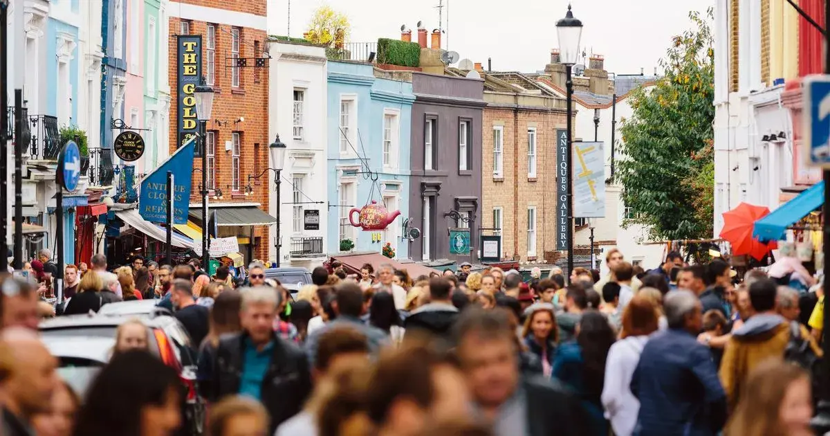 The West London street named 1 of the most beautiful in the world but don't go at weekend