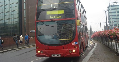 South London bus driver has crowd clapping as he shouts 'suck your mum' to unruly passenger and kicks them off