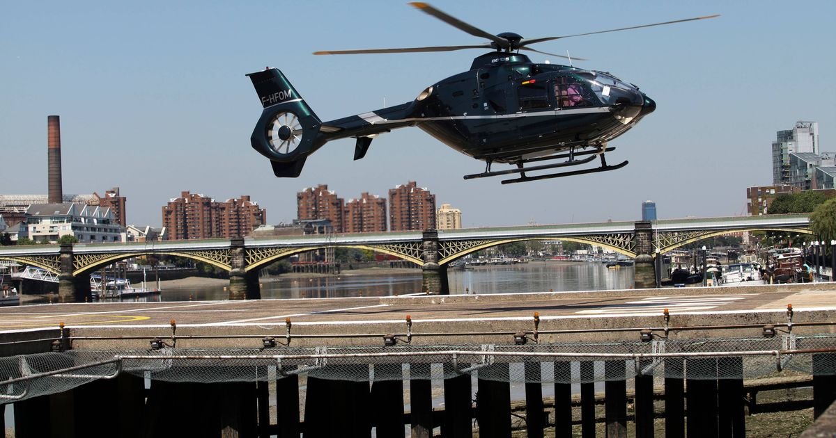 London's 'secret airport' on banks of Thames that film stars like Tom Cruise use