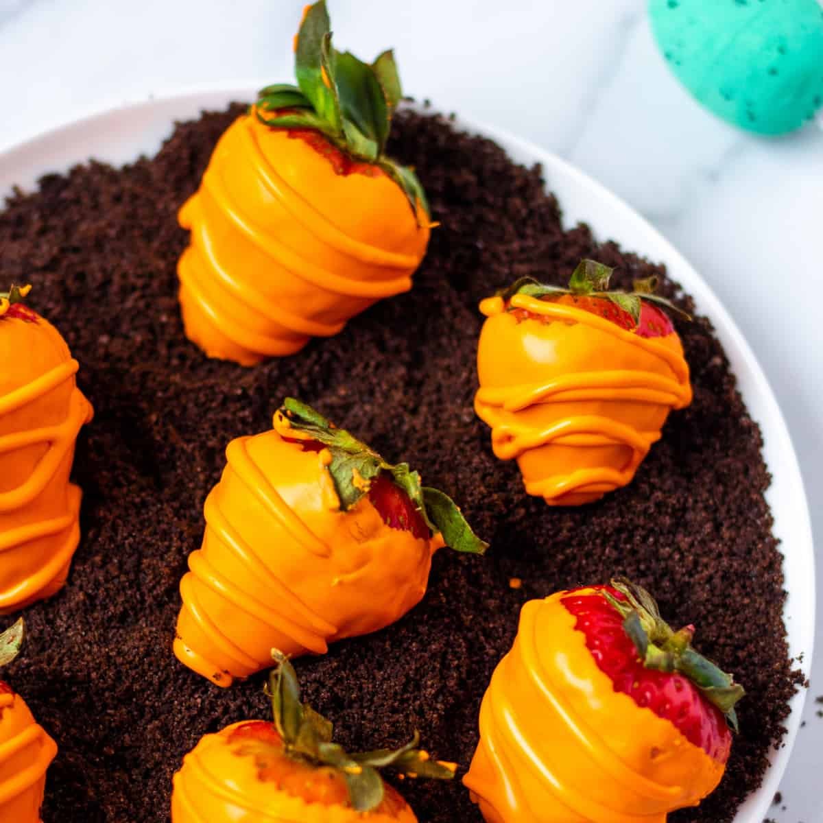 Candy Coated Easter Strawberries