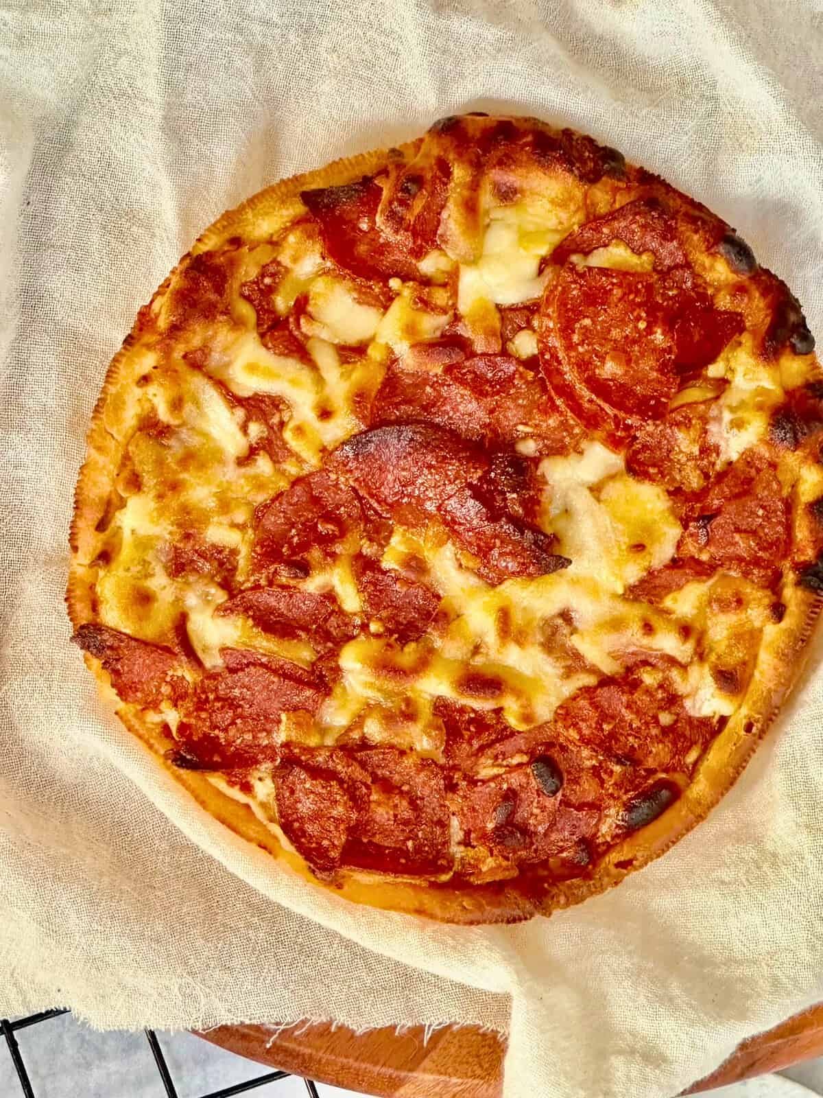 Air Fryer Frozen Pizza