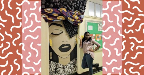 Creative Teacher Decorates Her Door To Celebrate Black History Month