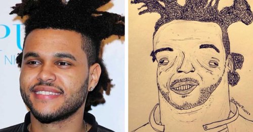 The Weeknd Drawing by George Muscalu  Saatchi Art