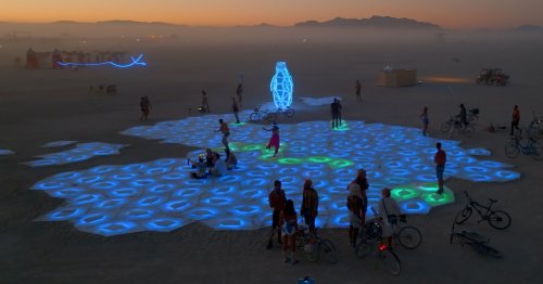 Over 20,000 Pounds of Recycled Materials Used to Create Interactive Light Installation at Burning Man [Interview]