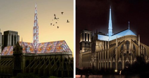 8 Modern Spire and Roof Designs for the Reconstruction of Notre-Dame