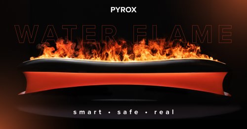 Water-Powered Fireplace Reinvents Fire With Cold Flames and Ambient Magic