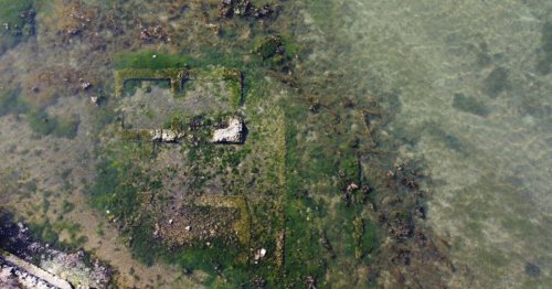 Geological Shift Causes Ancient Roman Villa To Re-Emerge From Lake Fusaro in Italy